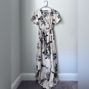 Tua Size Small High-Low Floral Dress